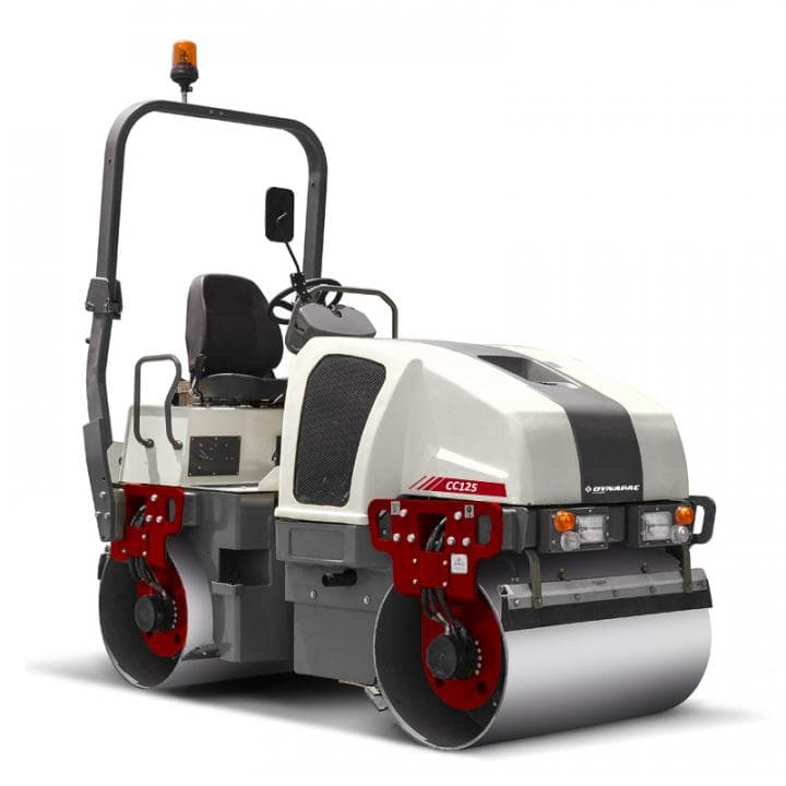 3-Ton Double Drum Tandem Roller | Dynapac CC125 Mini Vibratory Compactor