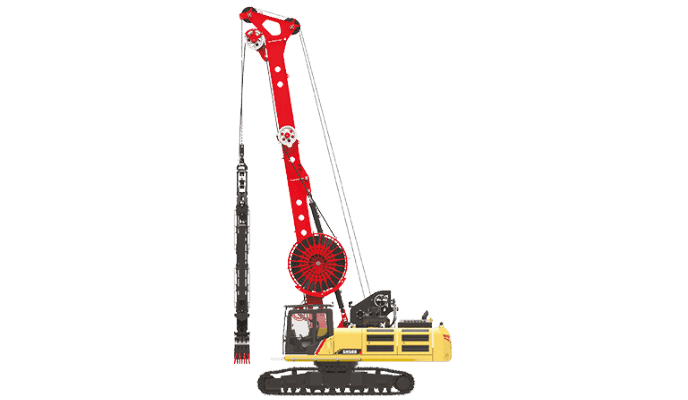 Sany SH500 Hydraulic Diaphragm Wall Grab rental Bhubaneswar โ RentMyMachine